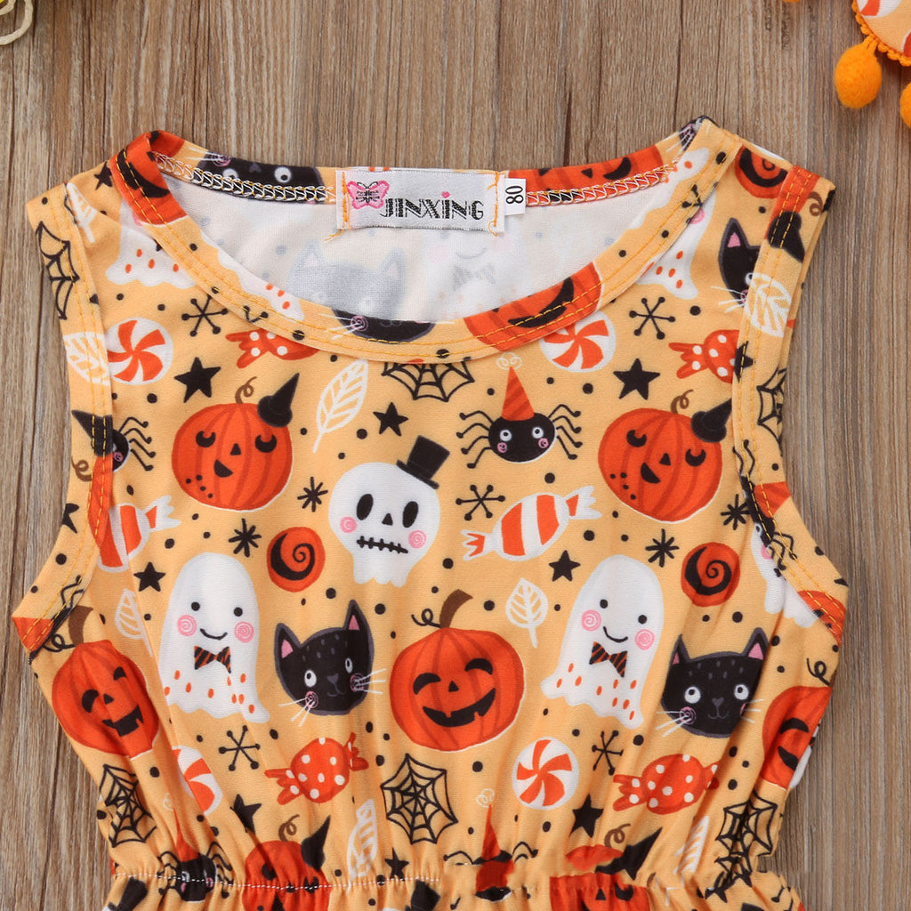 Furry ball triangle romper