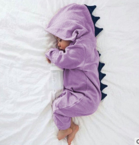 EBay AliExpress Amazon Ins Foreign Trade New Children's Wear Children's Little Dinosaur Baby Jumpsuit Romper